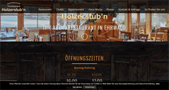 Desktop Screenshot of holzerstubn.at